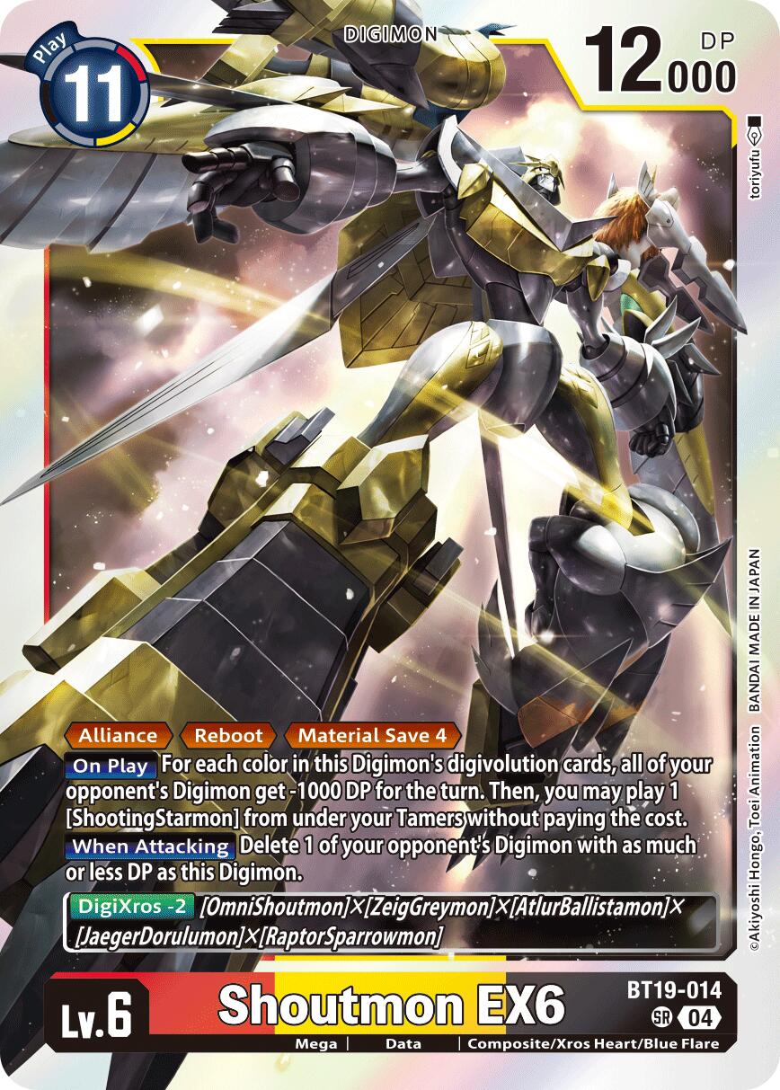 Shoutmon EX6 [BT19-014] [Release Special Booster Ver.2.5] | Anubis Games and Hobby