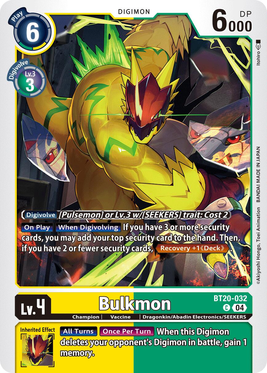 Bulkmon [BT20-032] [Release Special Booster Ver.2.5] | Anubis Games and Hobby