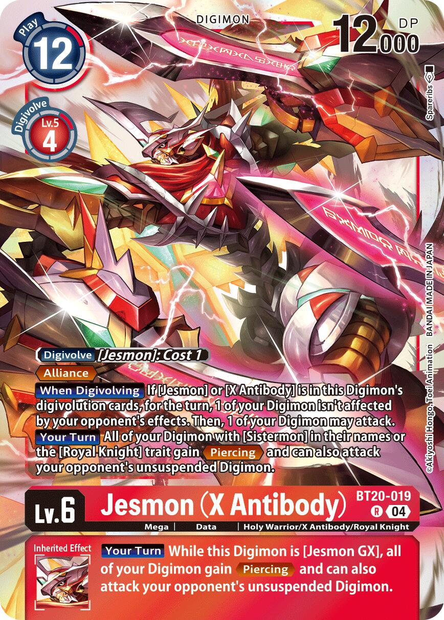 Jesmon [BT20-019] (X Antibody) [Release Special Booster Ver.2.5] | Anubis Games and Hobby