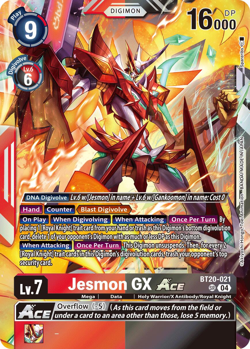 Jesmon GX ACE [BT20-021] [Release Special Booster Ver.2.5] | Anubis Games and Hobby