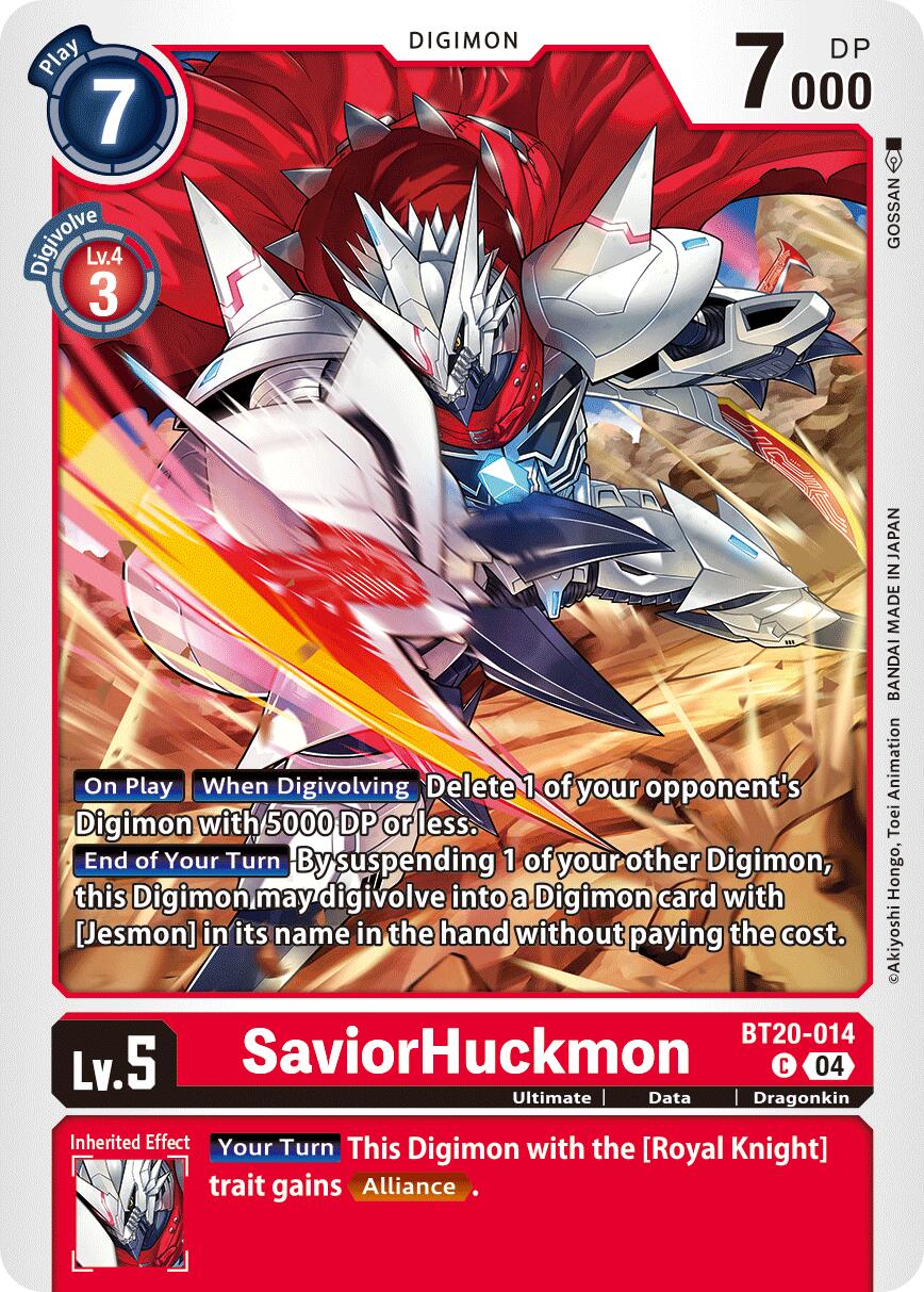 SaviorHuckmon [BT20-014] [Release Special Booster Ver.2.5] | Anubis Games and Hobby