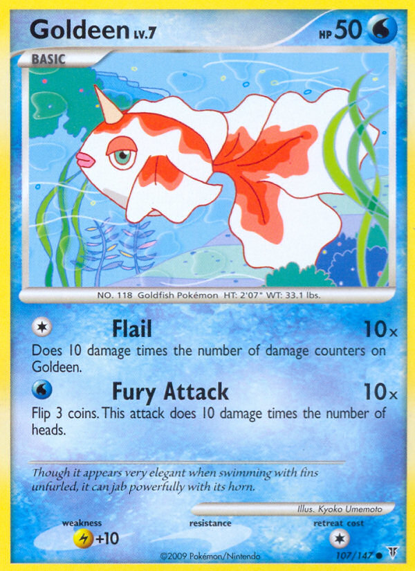 Goldeen (107/147) [Platinum: Supreme Victors] | Anubis Games and Hobby