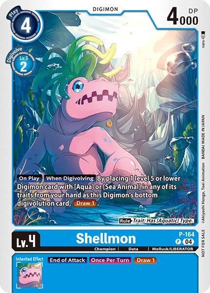 Shellmon [P-164] (Store Tournament 2025 Vo.1 Participation Pack) [Promotional Cards] | Anubis Games and Hobby