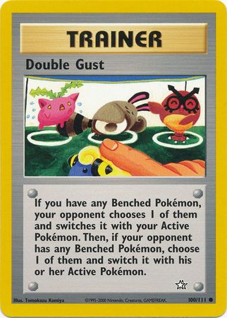 Double Gust (100/111) [Neo Genesis Unlimited] | Anubis Games and Hobby