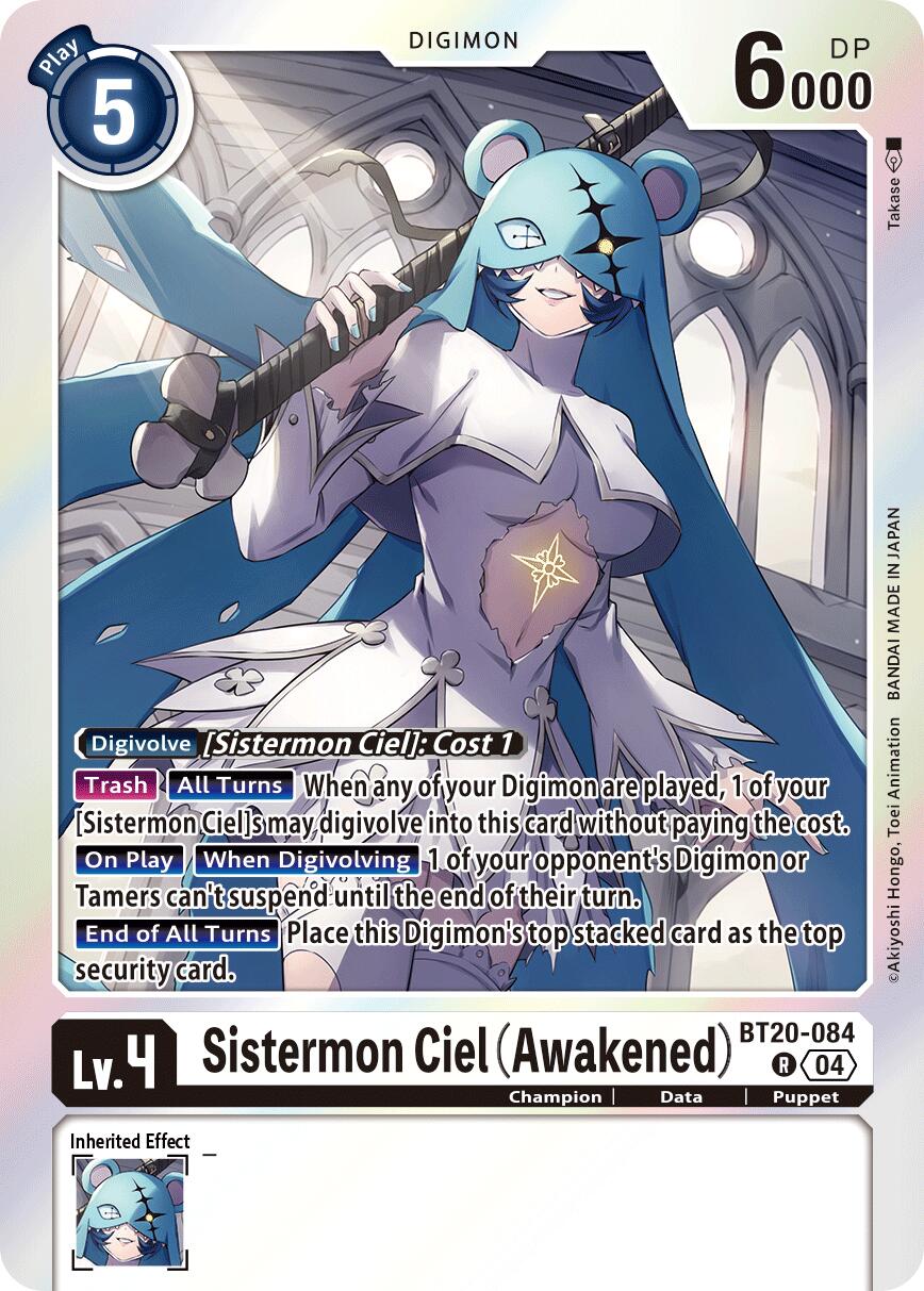Sistermon Ciel [BT20-084] (Awakened) [Release Special Booster Ver.2.5] | Anubis Games and Hobby