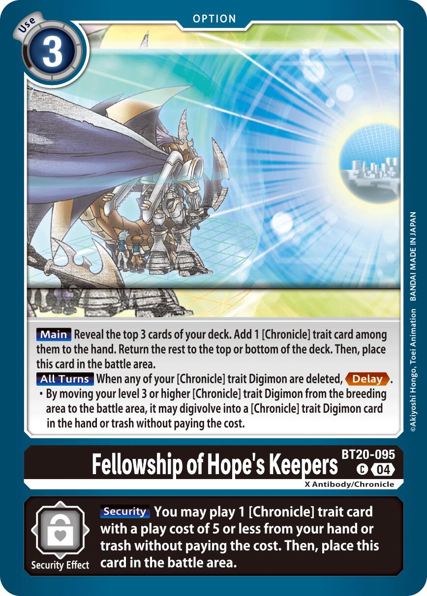 Fellowship of Hope's Keepers [BT20-095] [Release Special Booster Ver.2.5] | Anubis Games and Hobby
