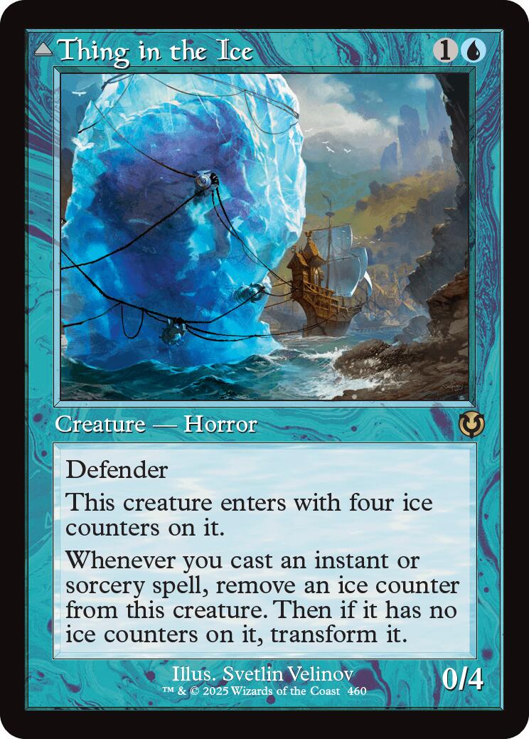 Thing in the Ice // Awoken Horror (Retro Frame) [Innistrad Remastered] | Anubis Games and Hobby