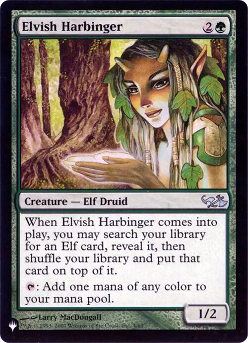 Elvish Harbinger (Retro Frame) [The List] | Anubis Games and Hobby