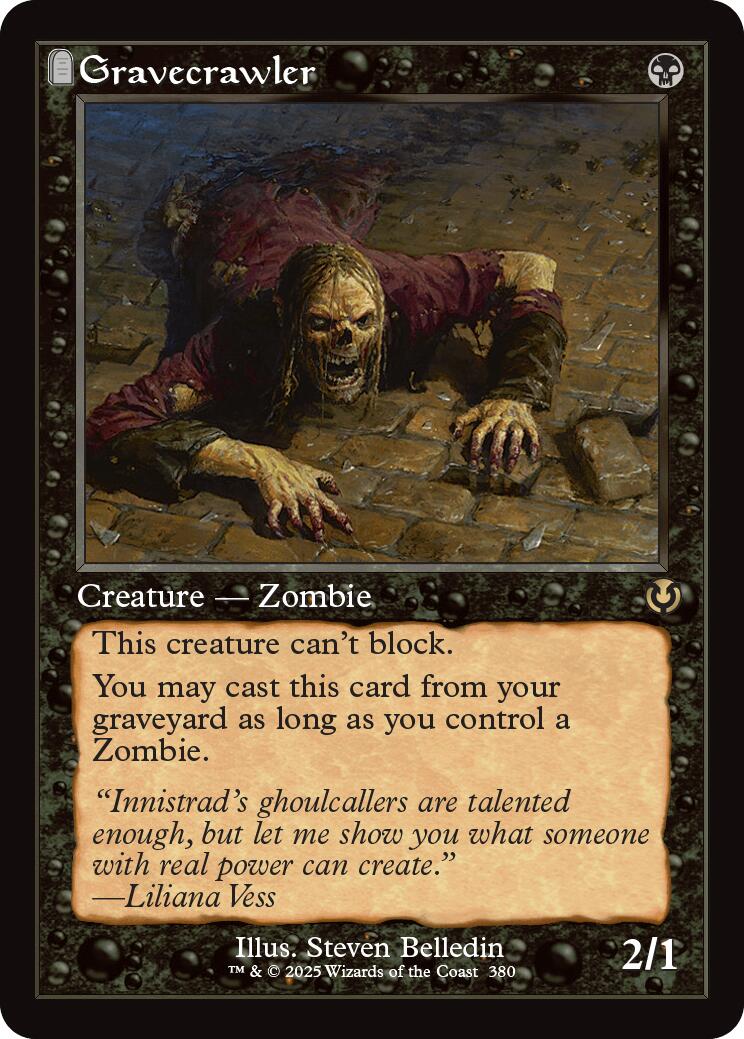 Gravecrawler (Retro Frame) [Innistrad Remastered] | Anubis Games and Hobby
