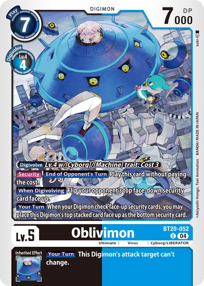 Oblivimon [BT20-052] [Release Special Booster Ver.2.5] | Anubis Games and Hobby