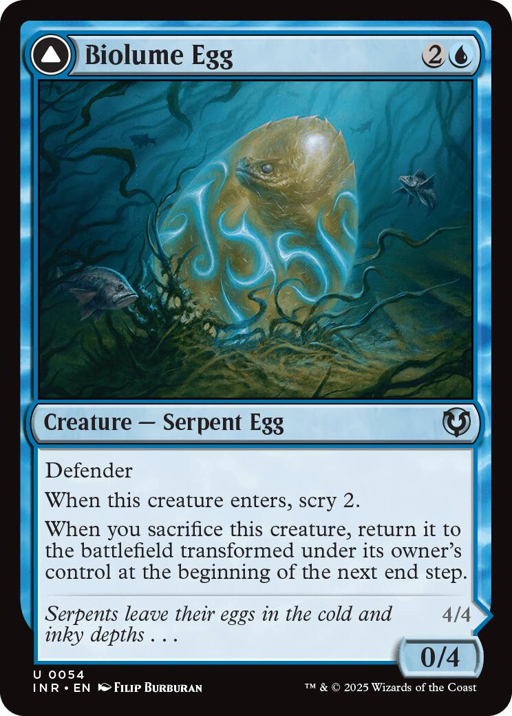 Biolume Egg // Biolume Serpent [Innistrad Remastered] | Anubis Games and Hobby
