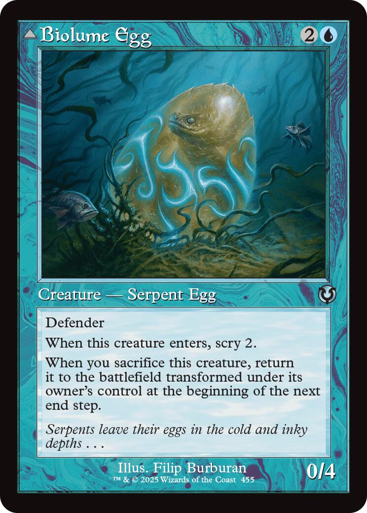Biolume Egg // Biolume Serpent (Retro Frame) [Innistrad Remastered] | Anubis Games and Hobby