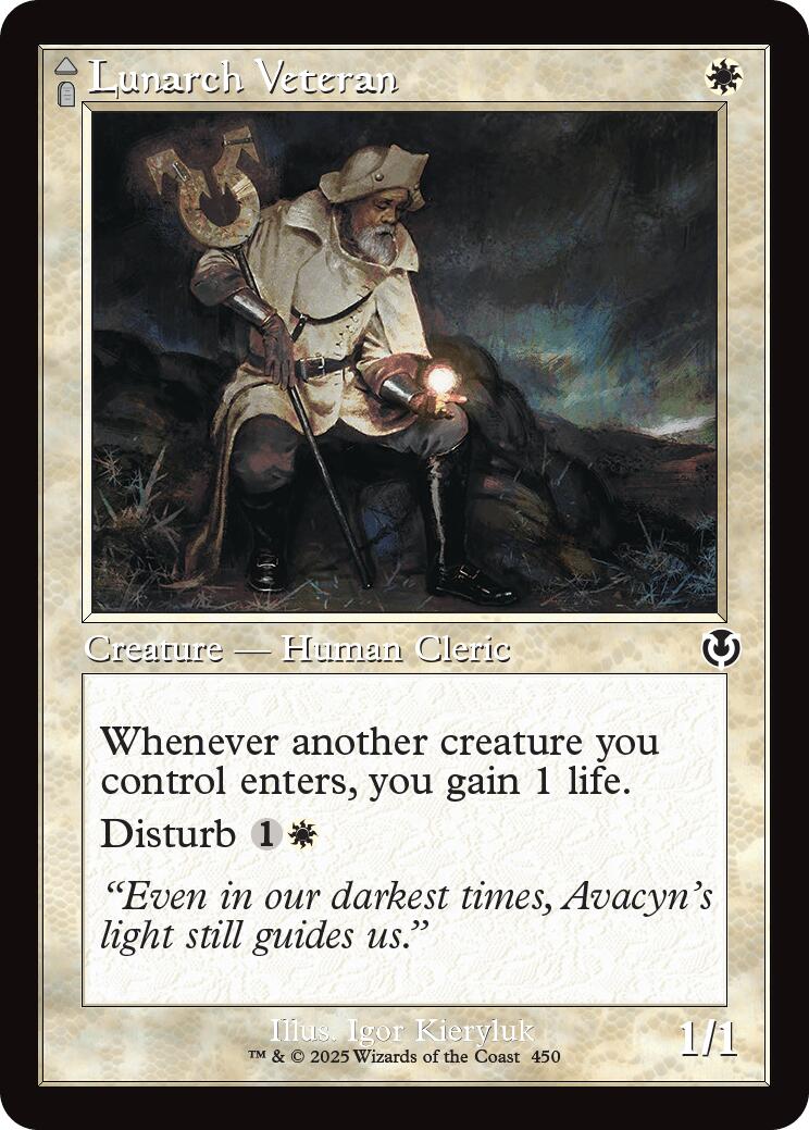 Lunarch Veteran // Luminous Phantom (Retro Frame) [Innistrad Remastered] | Anubis Games and Hobby