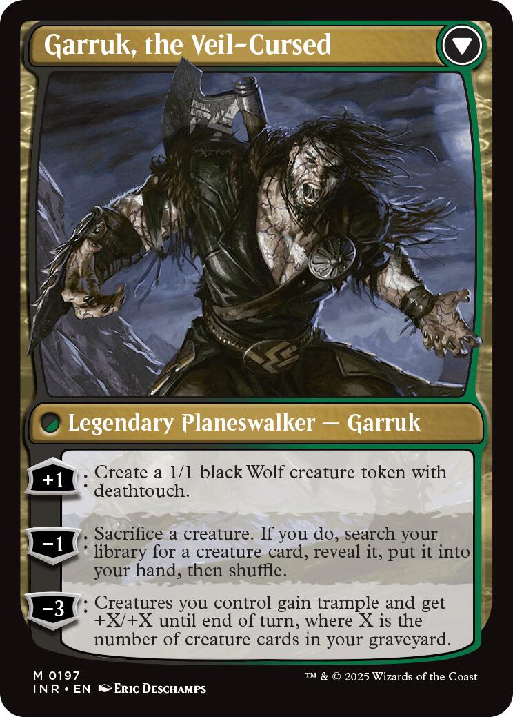 Garruk Relentless // Garruk, the Veil-Cursed [Innistrad Remastered] | Anubis Games and Hobby