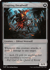 Smoldering Werewolf // Erupting Dreadwolf [Innistrad Remastered] | Anubis Games and Hobby