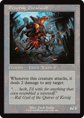 Smoldering Werewolf // Erupting Dreadwolf (Retro Frame) [Innistrad Remastered] | Anubis Games and Hobby