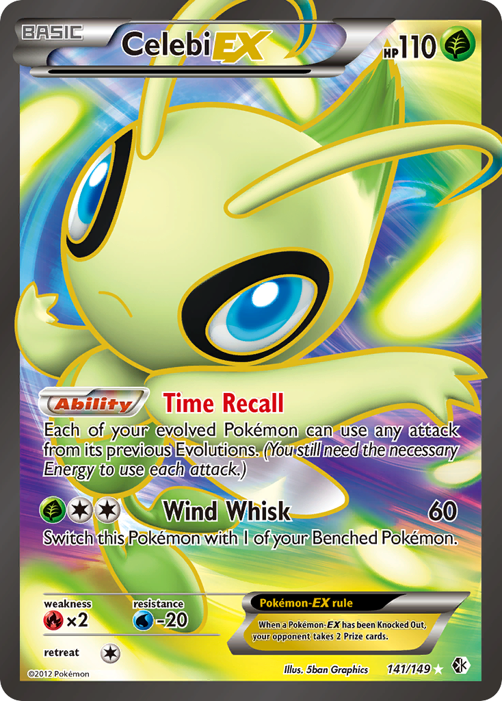 Celebi EX (141/149) [Black & White: Boundaries Crossed] | Anubis Games and Hobby