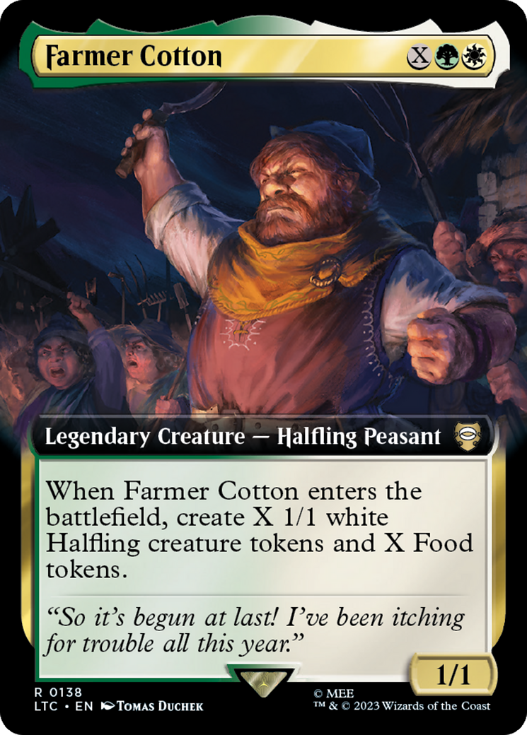 Farmer Cotton (Extended Art) [The Lord of the Rings: Tales of Middle-Earth Commander] | Anubis Games and Hobby