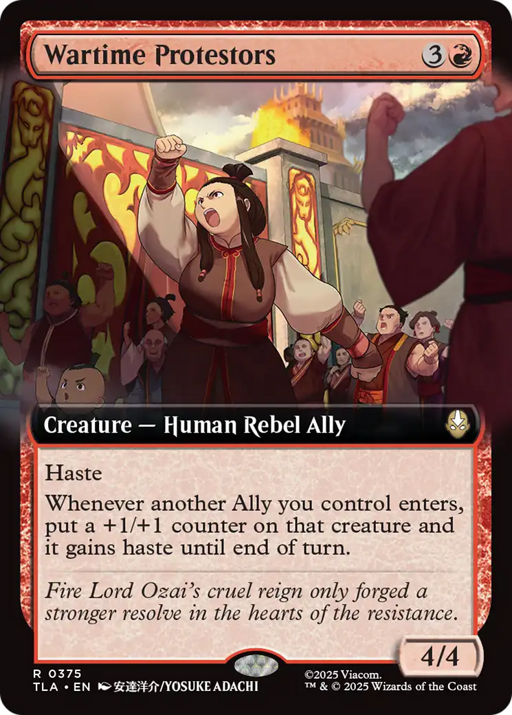 Wartime Protestors (Extended Art) [Avatar: The Last Airbender] | Anubis Games and Hobby