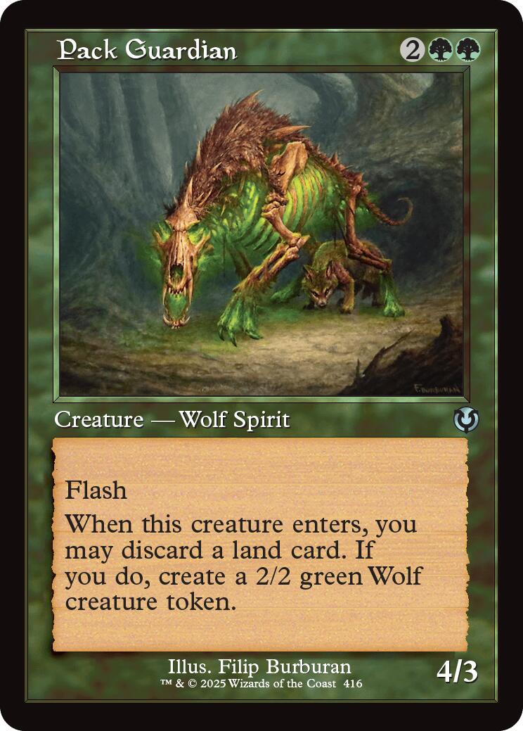 Pack Guardian (Retro Frame) [Innistrad Remastered] | Anubis Games and Hobby