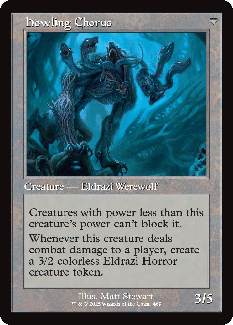 Shrill Howler // Howling Chorus (Retro Frame) [Innistrad Remastered] | Anubis Games and Hobby