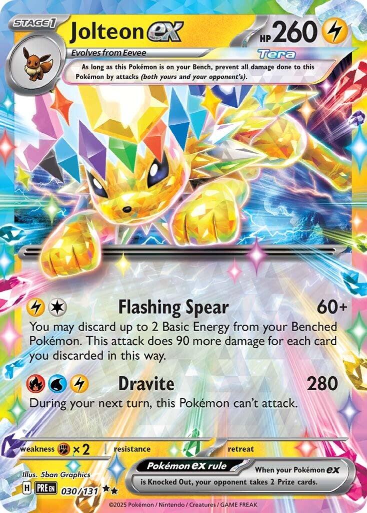 Jolteon ex (030/131) [Scarlet & Violet: Prismatic Evolutions] | Anubis Games and Hobby