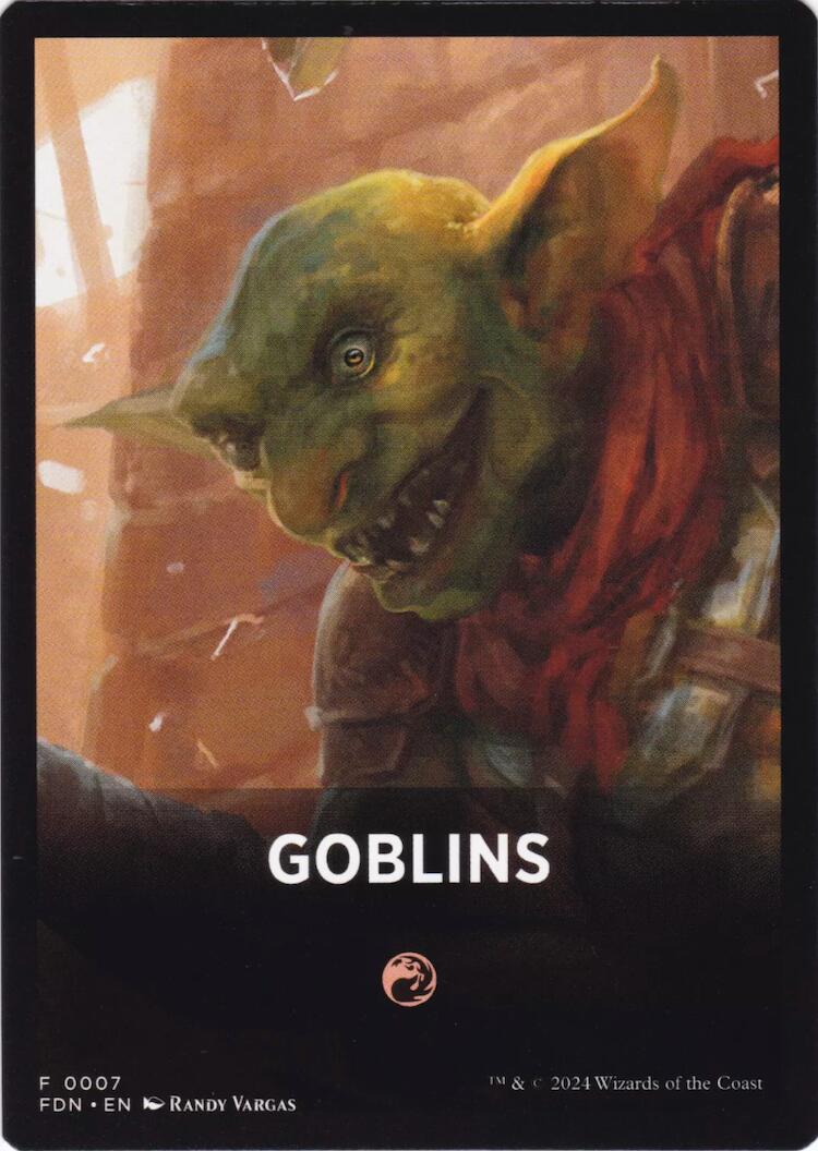 Goblins Theme Card [Foundations Tokens] | Anubis Games and Hobby