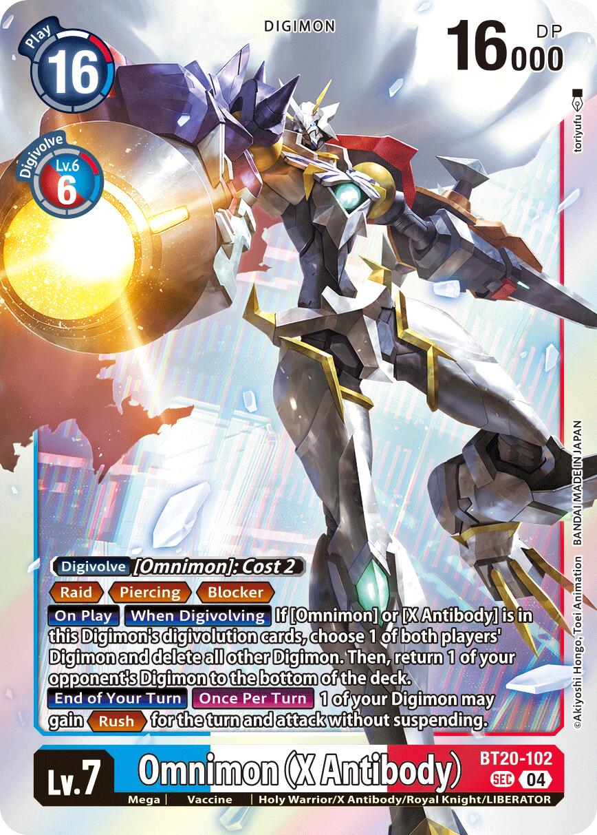 Omnimon [BT20-102] (X Antibody) [Release Special Booster Ver.2.5] | Anubis Games and Hobby