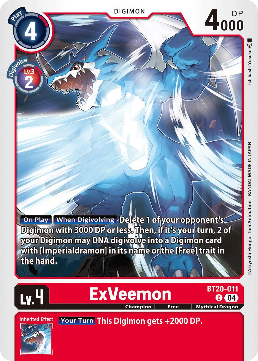 ExVeemon [BT20-011] [Release Special Booster Ver.2.5] | Anubis Games and Hobby