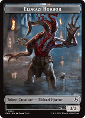 Eldrazi Horror // Human Soldier (0003) Double-Sided Token [Innistrad Remastered Tokens] | Anubis Games and Hobby