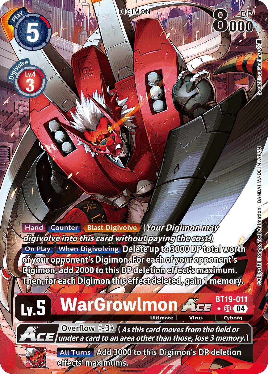 WarGrowlmon ACE [BT19-011] (Alternate Art) [Release Special Booster Ver.2.5] | Anubis Games and Hobby