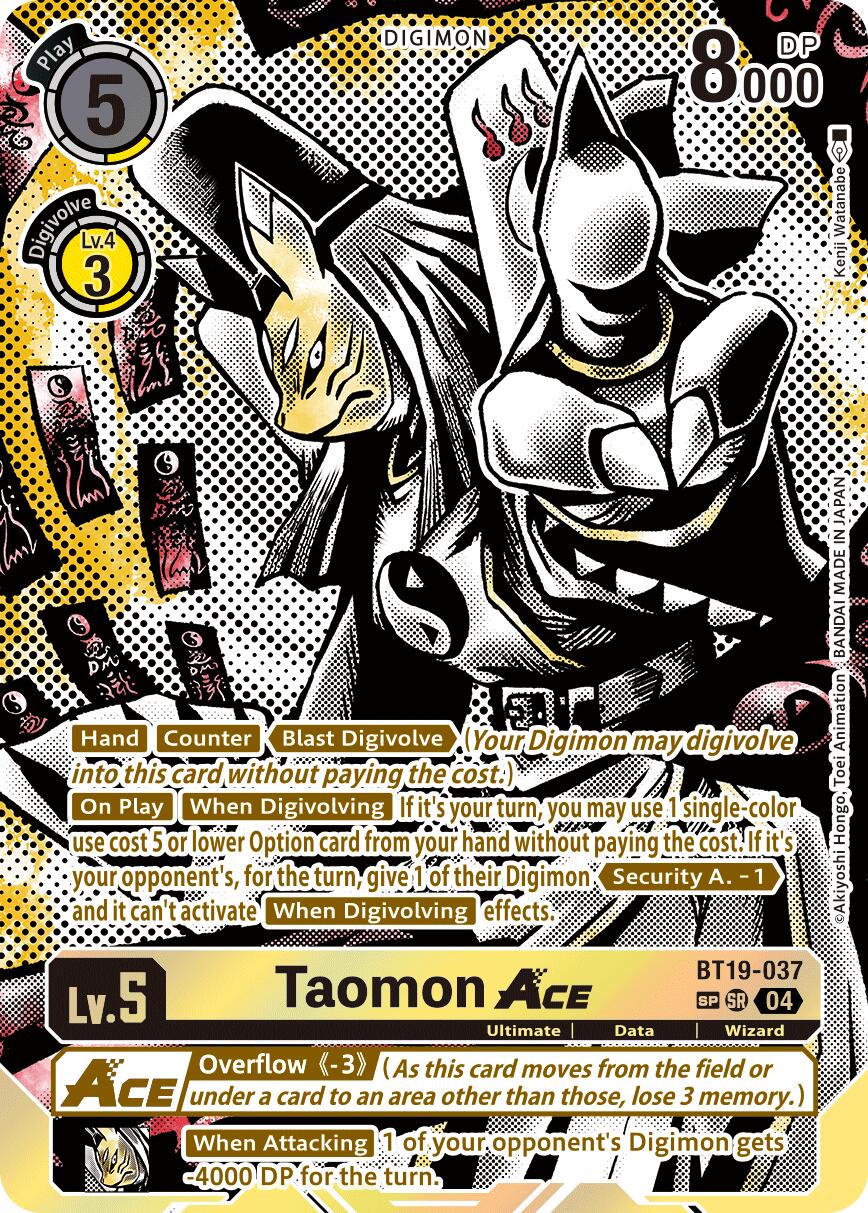 Taomon ACE [BT19-037] (Textured) [Release Special Booster Ver.2.5] | Anubis Games and Hobby
