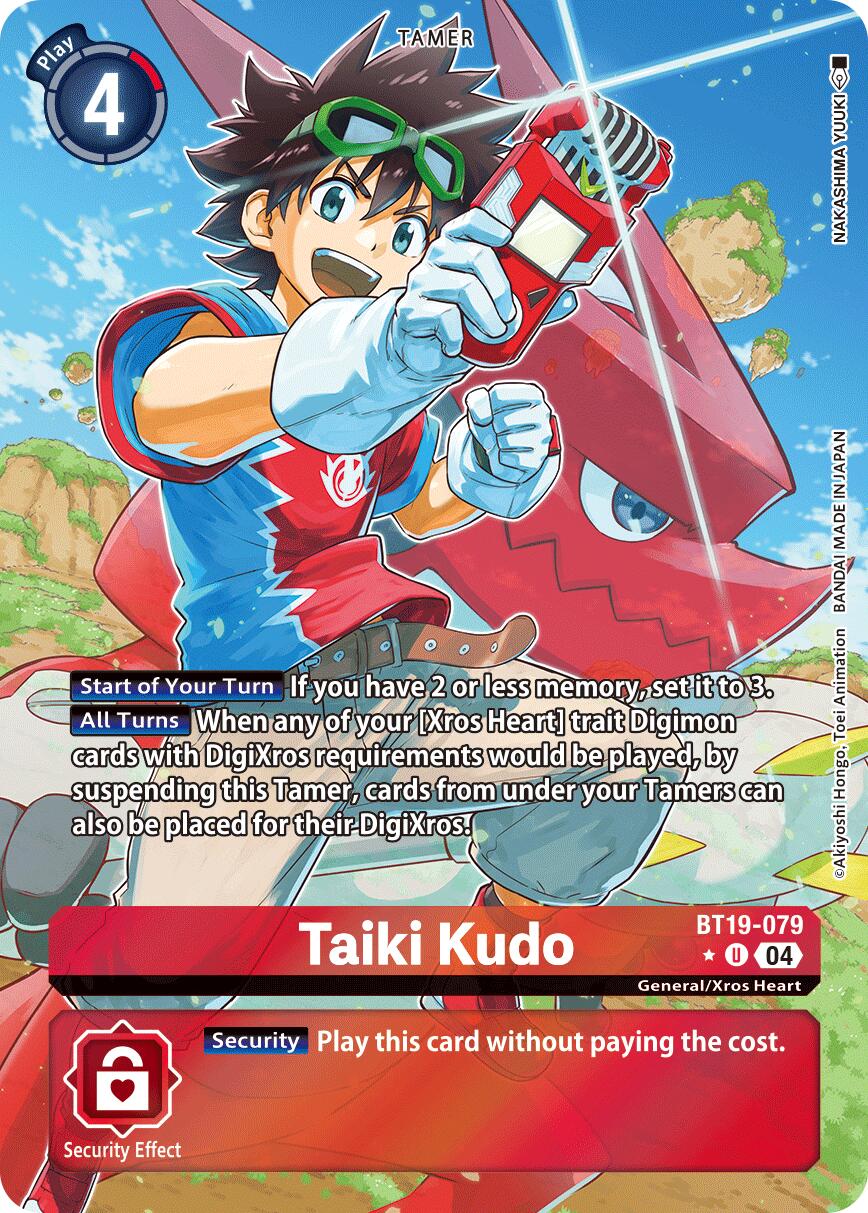 Taiki Kudo [BT19-079] (Alternate Art) [Release Special Booster Ver.2.5] | Anubis Games and Hobby