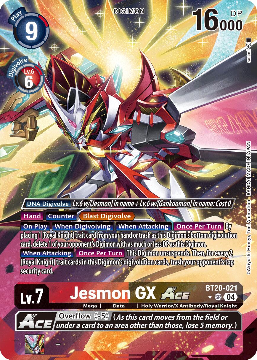 Jesmon GX ACE [BT20-021] (Alternate Art) [Release Special Booster Ver.2.5] | Anubis Games and Hobby