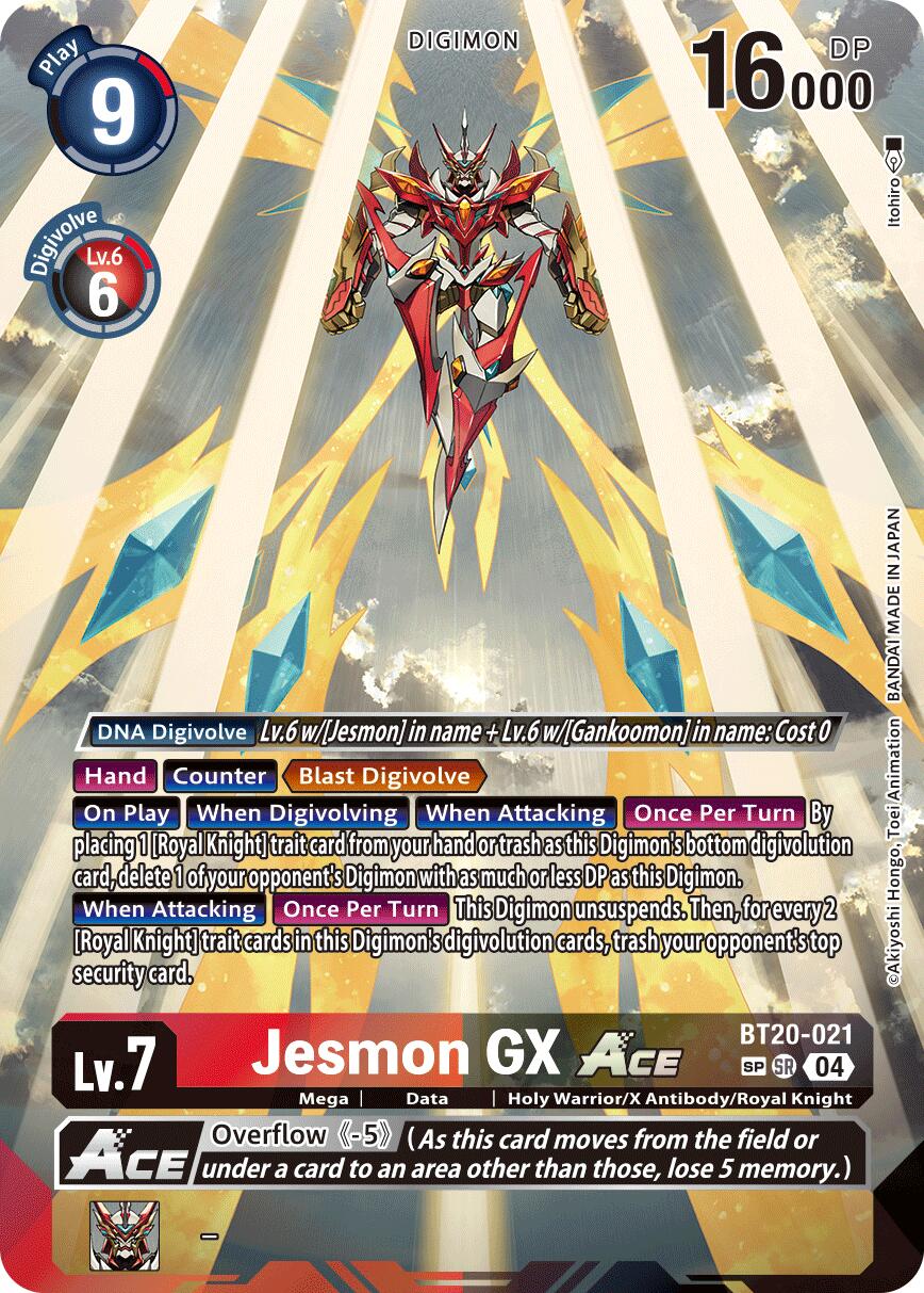 Jesmon GX ACE [BT20-021] (Textured) [Release Special Booster Ver.2.5] | Anubis Games and Hobby