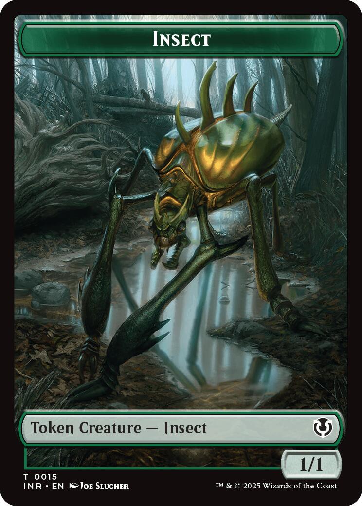 Insect // Spider Double-Sided Token [Innistrad Remastered Tokens] | Anubis Games and Hobby