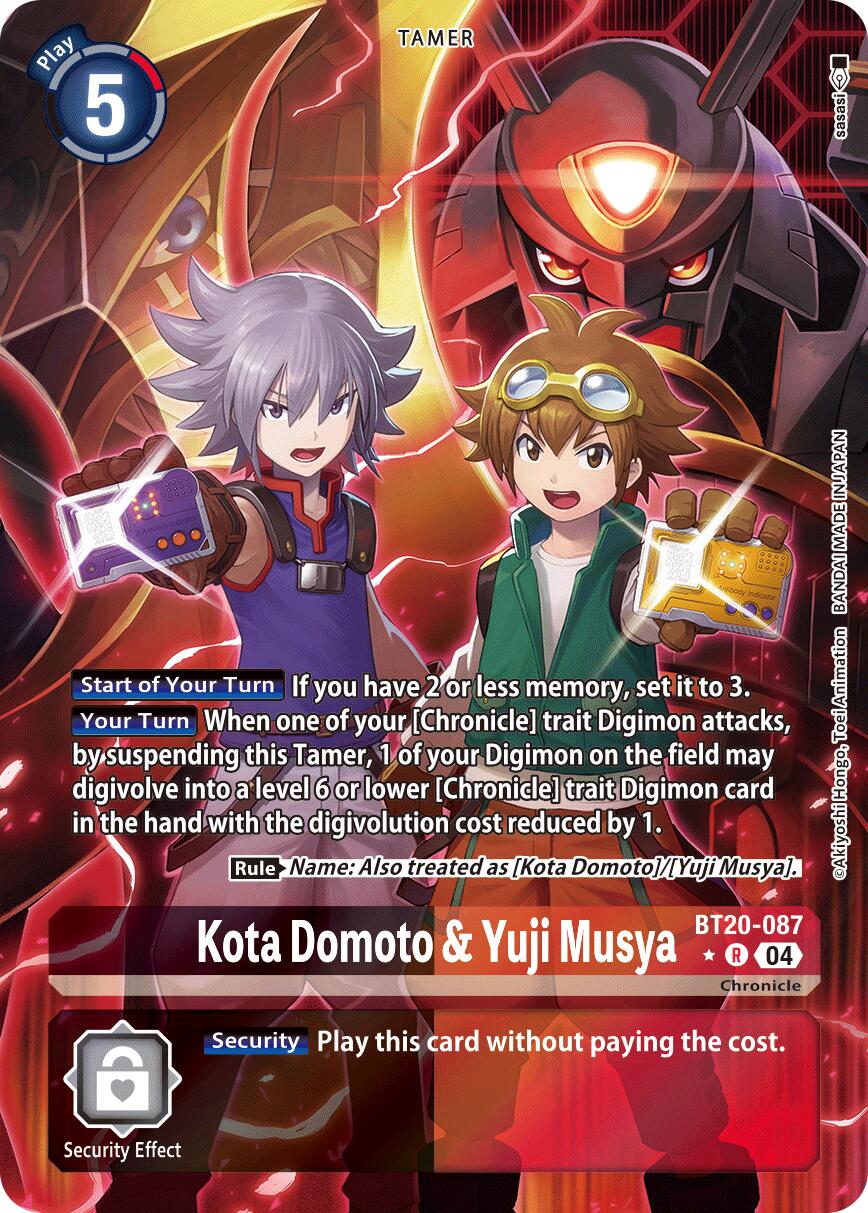 Kota Domoto & Yuji Musya [BT20-087] (Alternate Art) [Release Special Booster Ver.2.5] | Anubis Games and Hobby
