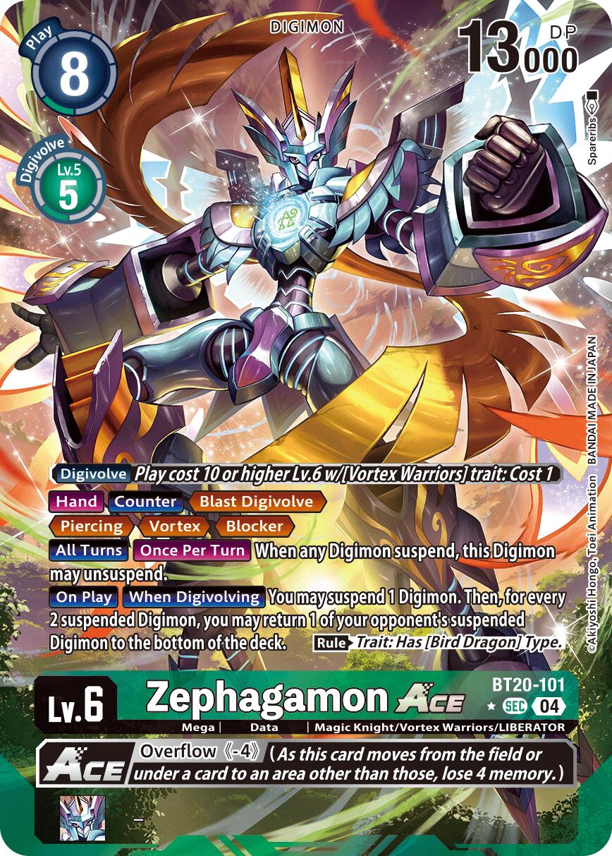 Zephagamon ACE [BT20-101] (Alternate Art) [Release Special Booster Ver.2.5] | Anubis Games and Hobby