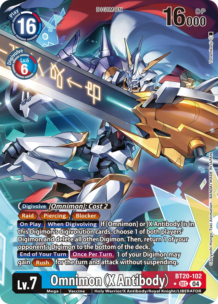 Omnimon [BT20-102] (X Antibody) (Alternate Art) [Release Special Booster Ver.2.5] | Anubis Games and Hobby
