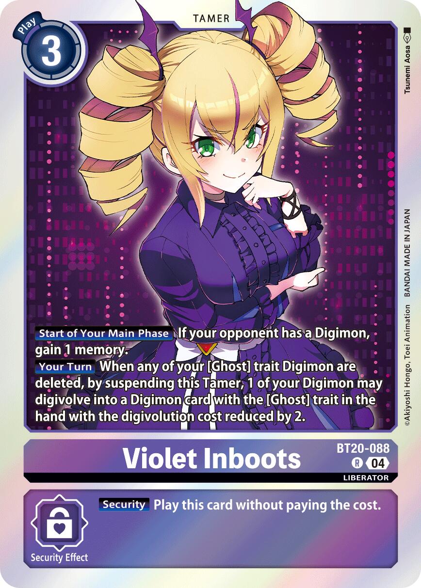 Violet Inboots [BT20-088] - BT20-088 [Release Special Booster Ver.2.5] | Anubis Games and Hobby