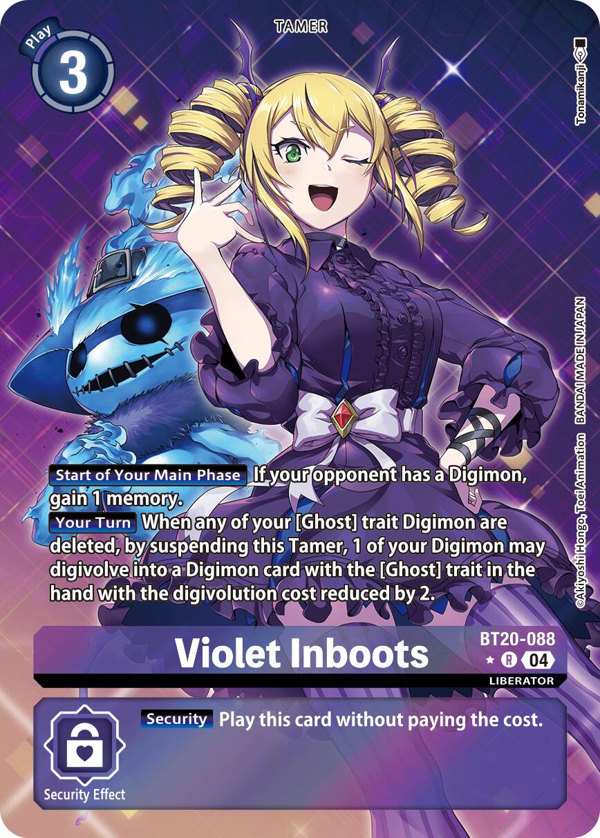 Violet Inboots [BT20-088] - BT20-088 (Alternate Art) [Release Special Booster Ver.2.5] | Anubis Games and Hobby