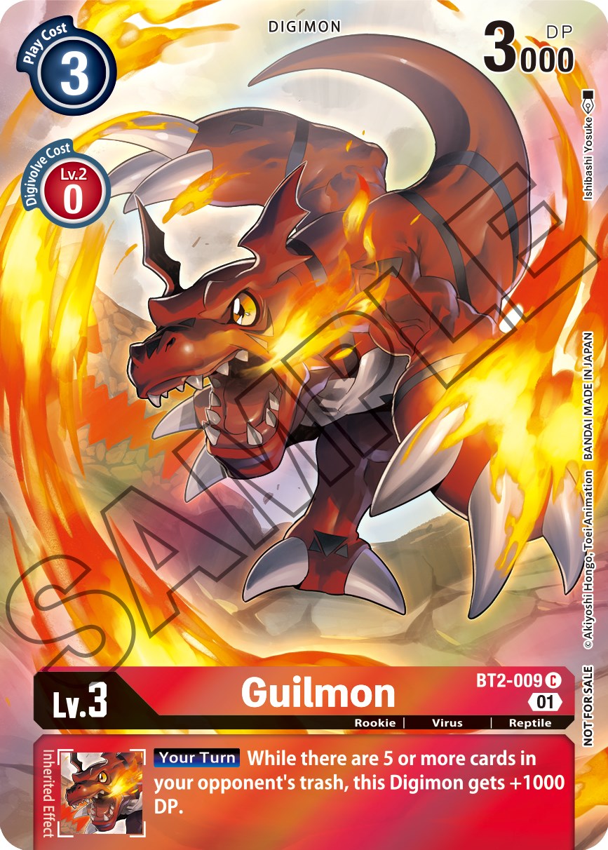 Guilmon [BT2-009] (Tamer's Card Set 1) [Release Special Booster Promos] | Anubis Games and Hobby