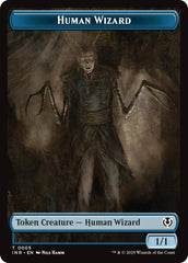 Human Wizard // Emblem - Jace, Unraveler of Secrets Double-Sided Token [Innistrad Remastered Tokens] | Anubis Games and Hobby