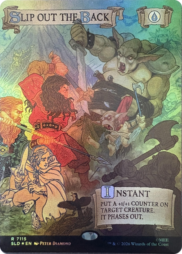 Slip Out the Back (Out Of Sight Foil) [Secret Lair Drop Series] | Anubis Games and Hobby