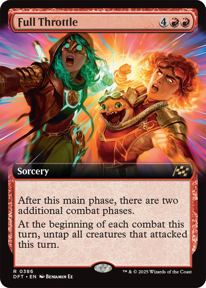 Full Throttle (Extended Art) [Aetherdrift] | Anubis Games and Hobby