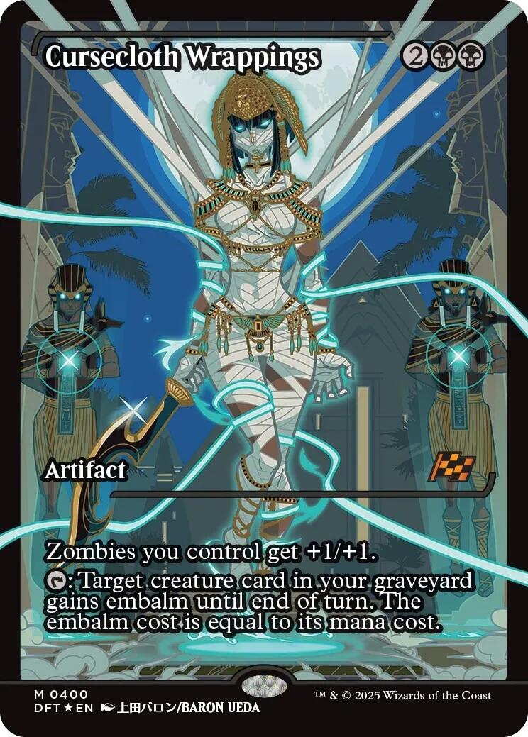 Cursecloth Wrappings (Showcase) (Japanese) [Aetherdrift] | Anubis Games and Hobby