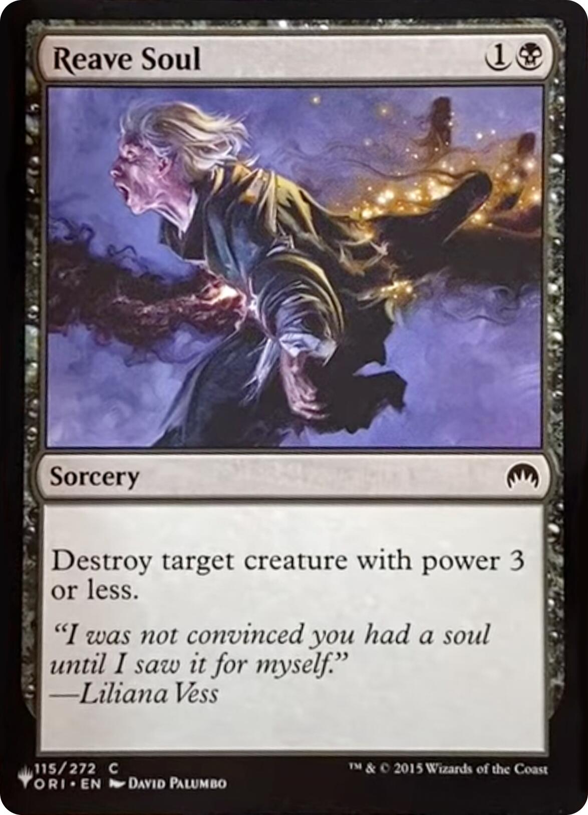 Reave Soul [The List] | Anubis Games and Hobby