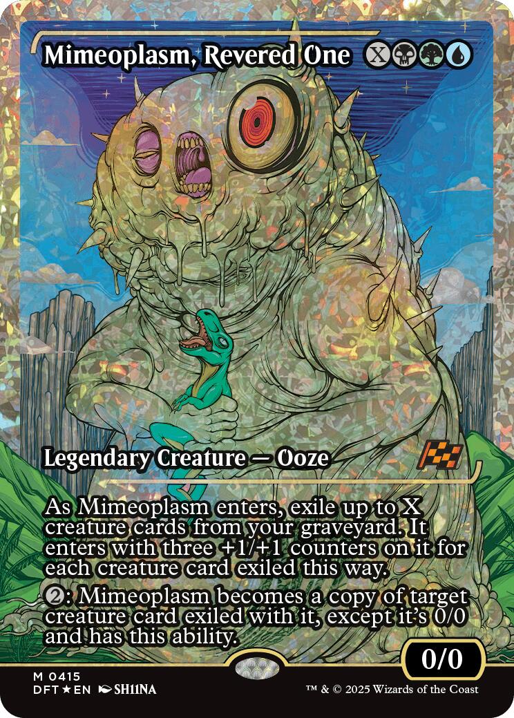 Mimeoplasm, Revered One (Showcase Fracture Foil) (Japanese) [Aetherdrift] | Anubis Games and Hobby