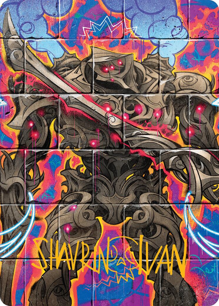 Coalstoke Gearhulk Art Card (Gold-Stamped Signature) [Aetherdrift Art Series] | Anubis Games and Hobby