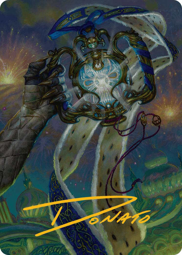 The Aetherspark Art Card (Gold-Stamped Signature) [Aetherdrift Art Series] | Anubis Games and Hobby